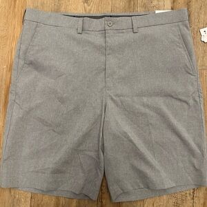 Grand Slam Performance Men's Gray Flat Front Shorts